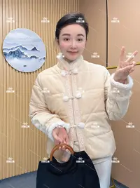 【古韵江南】专属定制·注重品质加棉加厚蕾丝边刺绣国风女上衣D2603