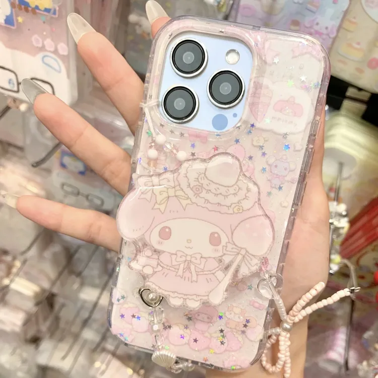 美乐蒂可爱卡通适用苹果16 15 14手机壳防摔保护套女款少女全包