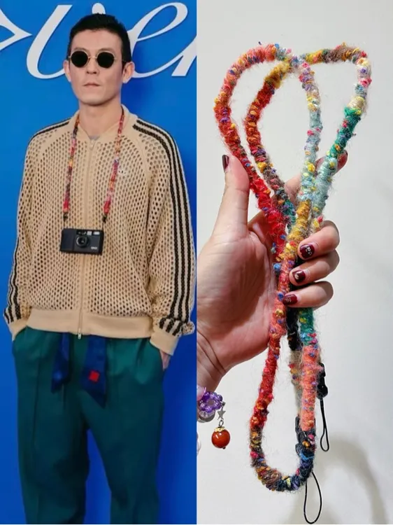 纯手工编织可定制陈冠希同款GR理光相机同款挂绳