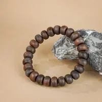 增香沉香木珍藏1.0cm苹果珠手串/串-EFZ3087TZYB