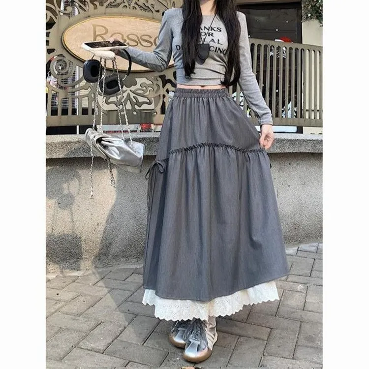 2211款秋冬长款半身裙