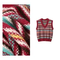 门店24&9！条纹马甲」篙颜条纹叠穿百搭针织马甲上衣女 H01458