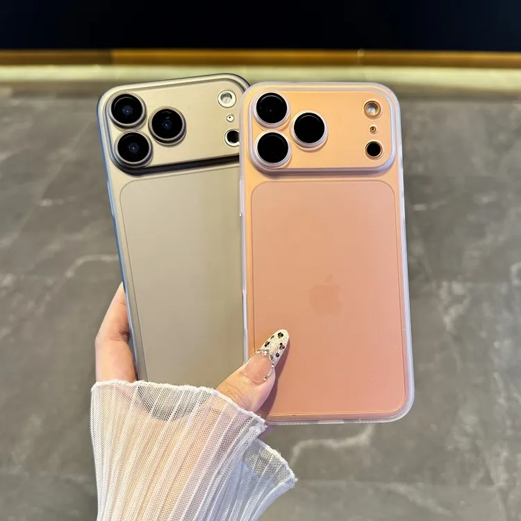 带镜头膜适用于iPhone17promax手机壳新款超薄磨砂iPhone17透明16