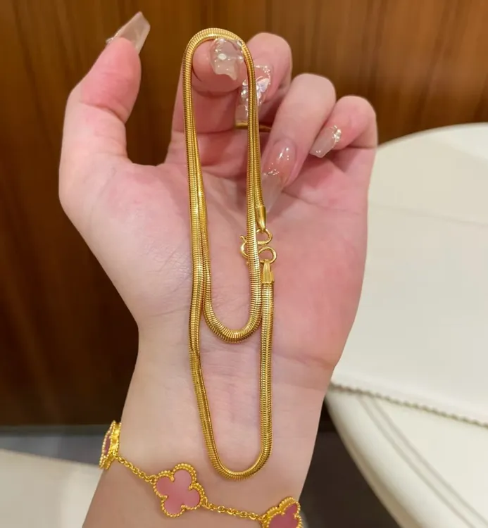 合金项链 蛇骨项链粗