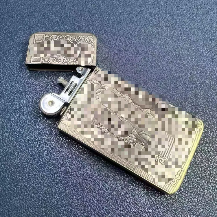 超薄纯铜二代打火机订制纪念版个性男士创意礼品