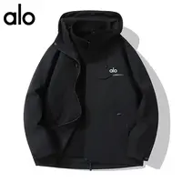 alo三合一两件套防风系列秋冬户外防风可拆卸冲锋衣连帽外套登山