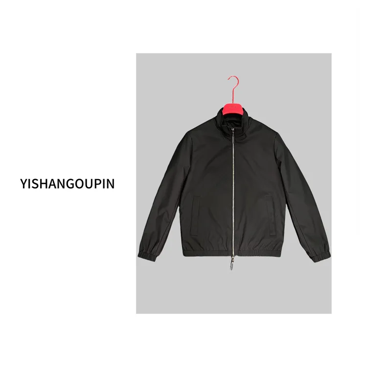 YSOP/0610立领纯色橡筋下摆春秋季商务休闲夹克常规款cleanfit风