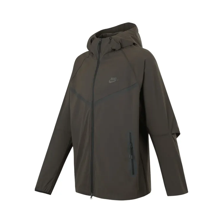 NIKE耐克双旦男子AS TCH WVN WR FZ JKT梭织连帽外套HM7152-355