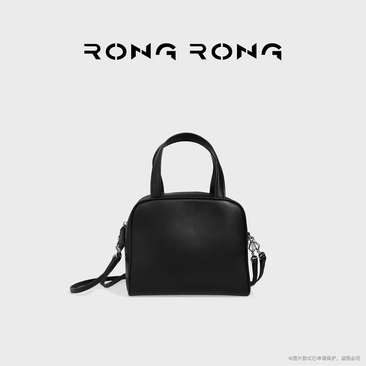 溶溶RONGRONG 头层羊皮法式复古简约四背单肩小方包6091RR