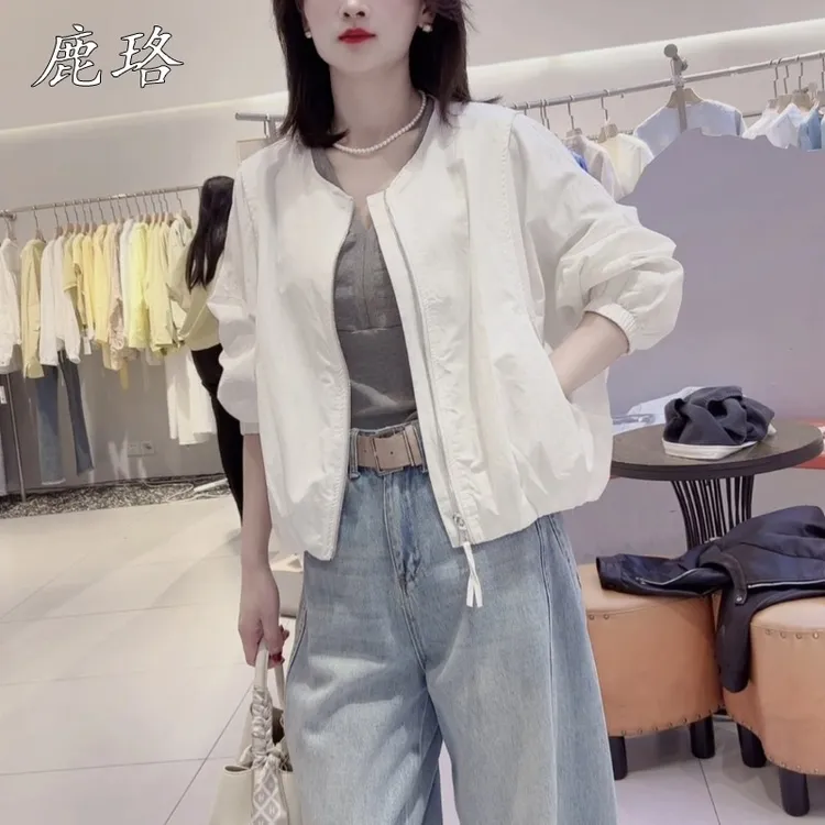 短款外套女春夏季新款小个子流行薄款超好看棒球服休闲夹克上衣潮