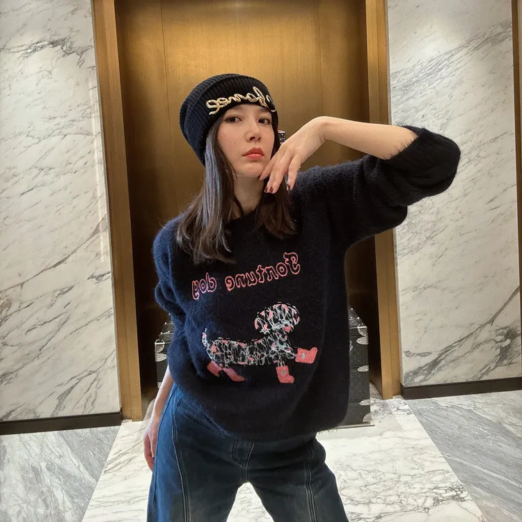 BETTER JOELAY-【凉凉万生】绵羊毛套头毛衣气质百搭洋气韩版Z0991