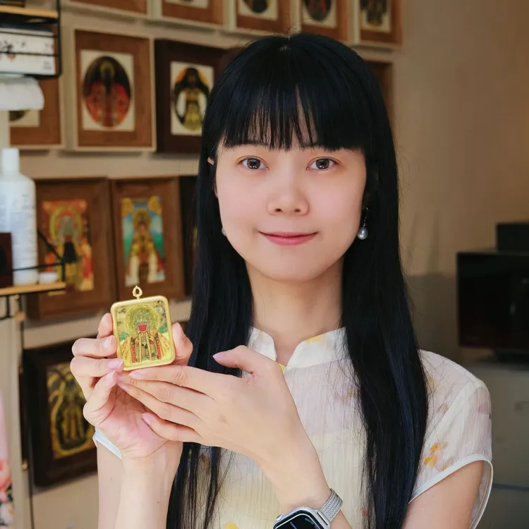林燕丽绘画广泽尊王 限量版唐卡（保色不褪色）整套收藏级艺术微喷 