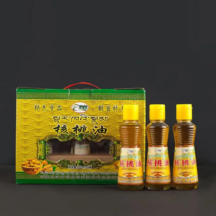 西藏朗县家用核桃油炒菜凉拌菜食用核桃油