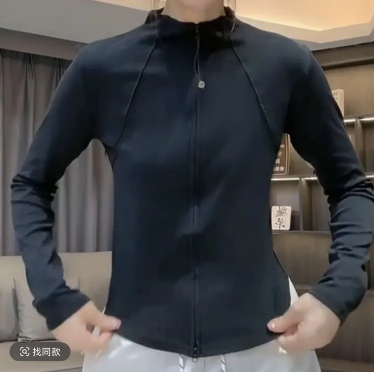 长袖厚款拉链卫衣女立领春秋开衫显瘦女装冬季短款