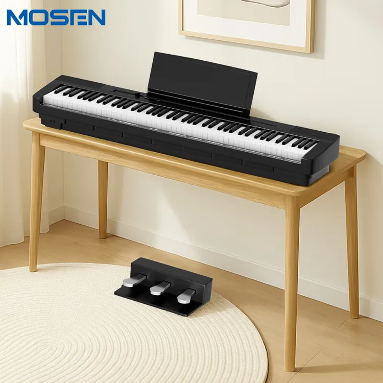 莫森MS-210P电钢琴 88键全重锤键盘电子数码钢琴 考级款+三踏板
