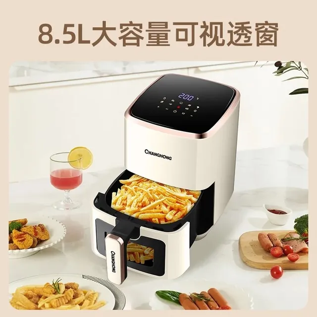 空气炸锅家用可视2025薯条机智能多功能自动电烤箱一体机新换新新