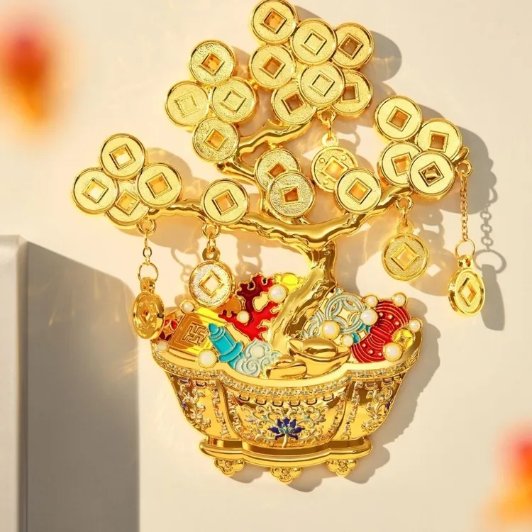 故宫文创摇钱树冰箱贴古风磁性贴三尺鲤伴手礼冰箱贴送朋友礼物HR