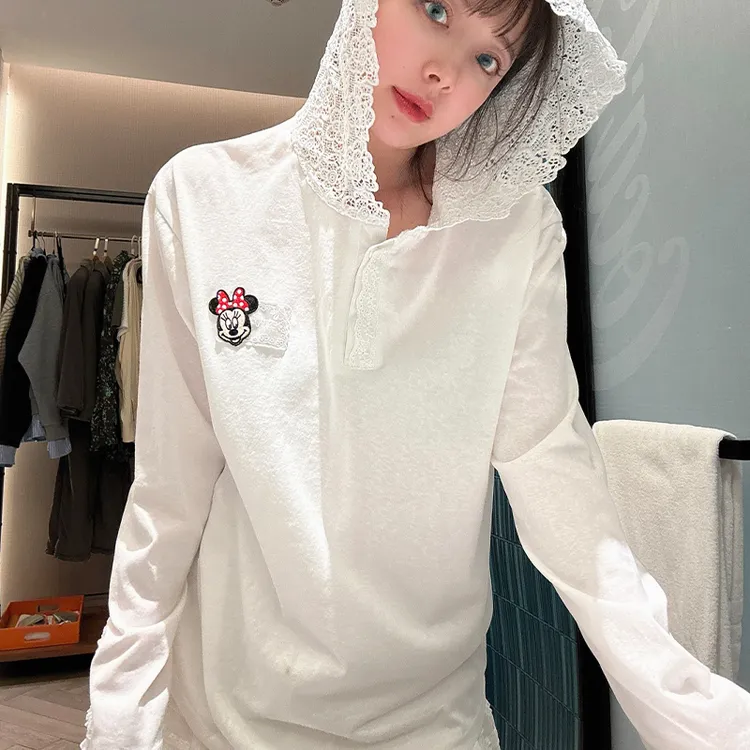 BETTERJOELAY-【甜美喵趣】时尚百搭大气套头衫休闲风GG0169