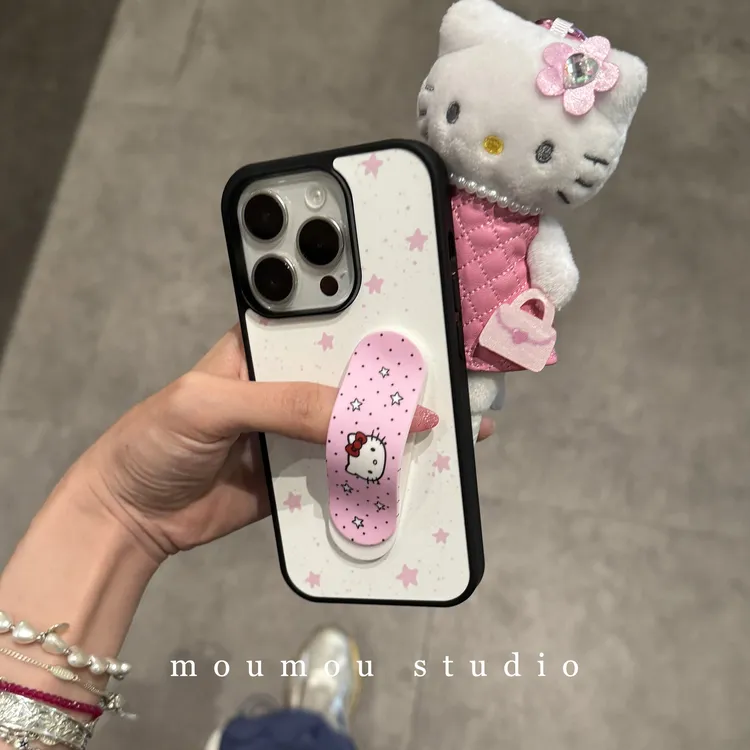 白底简约泼墨星星适用苹果16手机壳iphone15promax/14/13/12/11