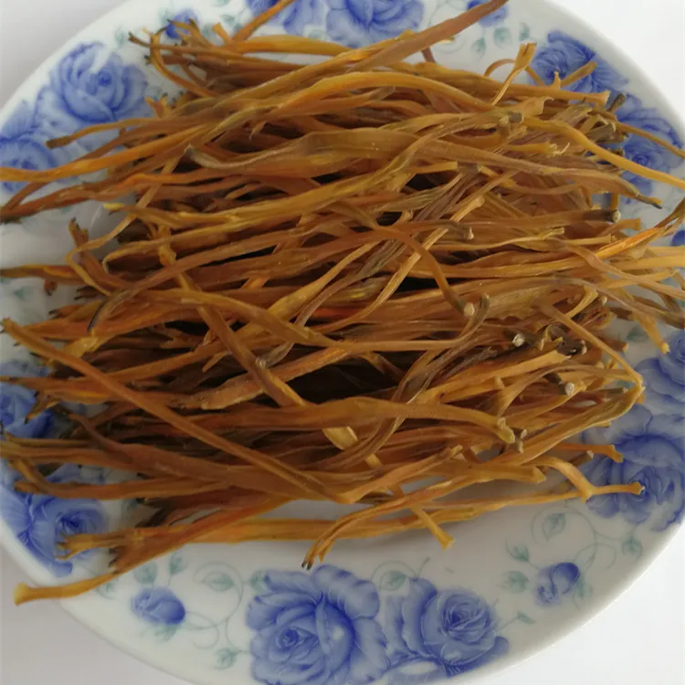 干黄花菜湖北麻城农家自种自晒无硫黄花菜金针菜