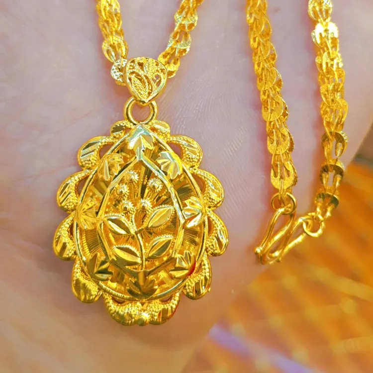 铜合金项链 不掉色链子朋克风女款民族风百搭铜合金