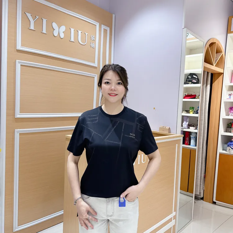 男士高档时尚T恤4-7227夏季圆领休闲时尚轻奢短袖T恤