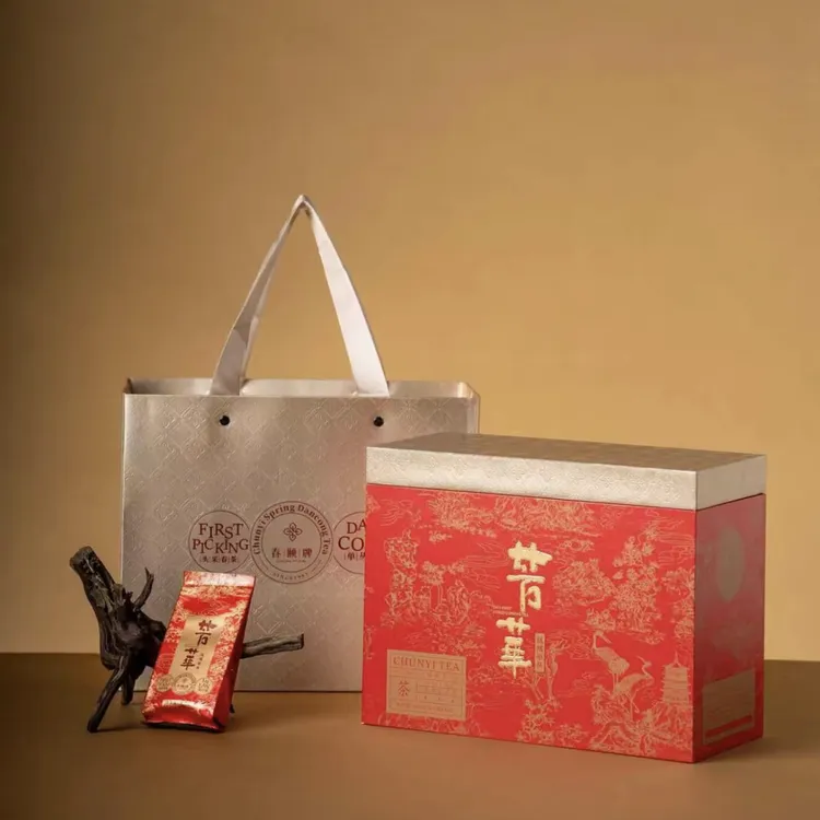 春颐牌芳华蜜兰香单丛茶潮州凤凰单枞茶叶408g盒装礼盒装送礼炭焙