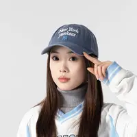 MLB帽子2025秋新款纽约洋基队字母NY刺绣水洗做旧软顶男女棒球帽