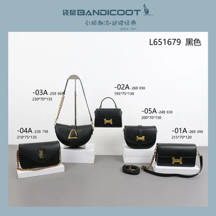 2025袋鼠早秋新品拉链暗袋单肩纯色斜挎包棕色轻奢腋下包小众百搭