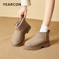 意尔康冬季时尚休闲保暖女靴雪地靴S892ZM49824W