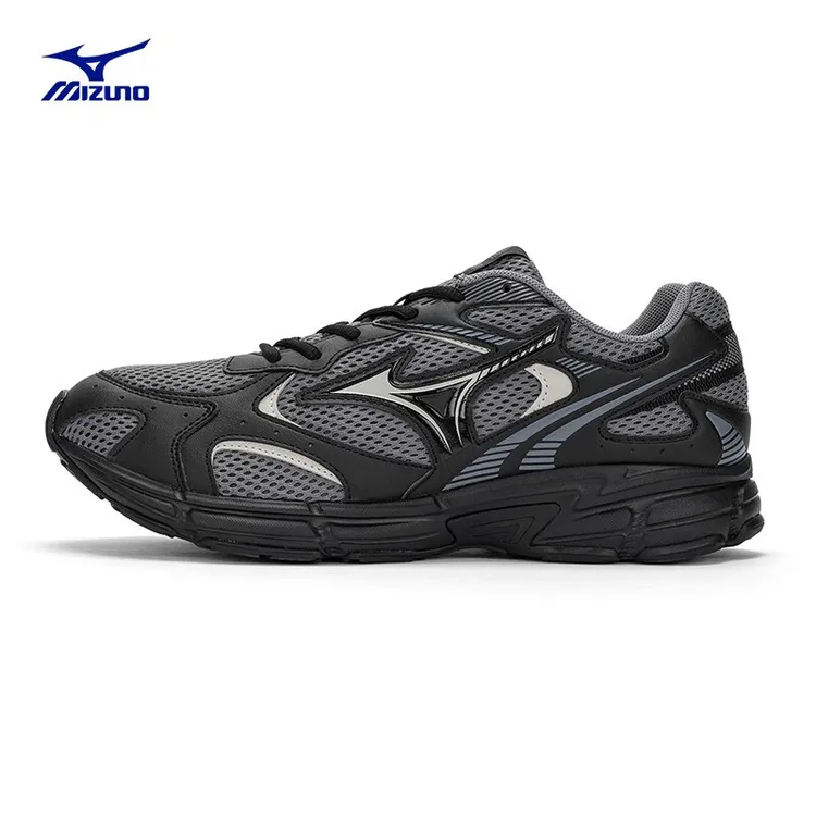 【烟熏黑】美津浓SPEED 2K情侣款网面透气跑步鞋复古运动鞋D1GH2229