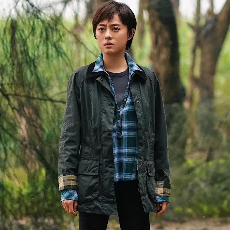 孙俪同款正品英国Engbarbour Beadnell经典女油蜡风衣外套 ashby