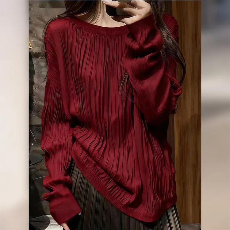 2025新款秋冬法式独特绝美高级感超好看气质上衣洋气设计感小衫女