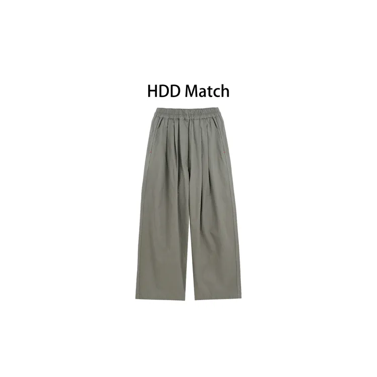 HDD "夏季冰点" 棉 简约女款宽松纯色设计休闲裤  Y8147