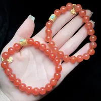 【云上好物】20 DS90156-南红DIY单圈手串—多样性发一件-8mm（JG）