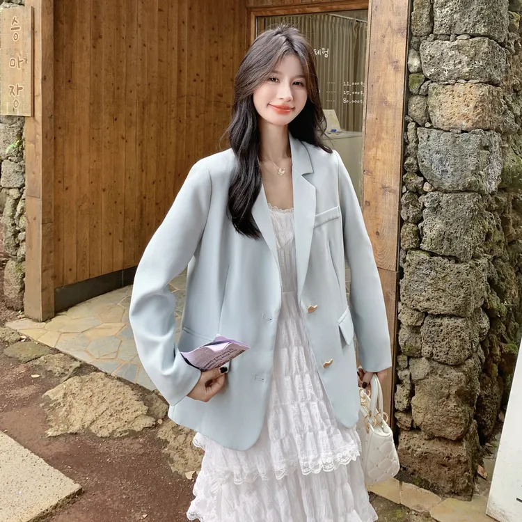 2025年新款西装外套短款小西装外套女秋冬款高级感小西服外套