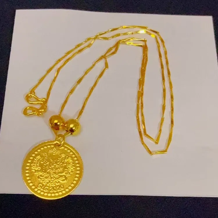 铜合金项链 民族风50cm饰品搭可调节项链 مىس تەڭگە زەنجىر 0906