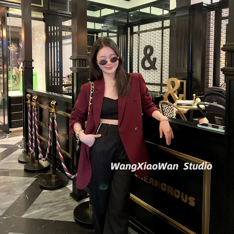 高级设计感小西装女2025年秋季新款韩版宽松休闲气质百搭西服外套