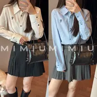 【mimius】U 简约高智感休闲小刺绣翻领衬衫 G09285