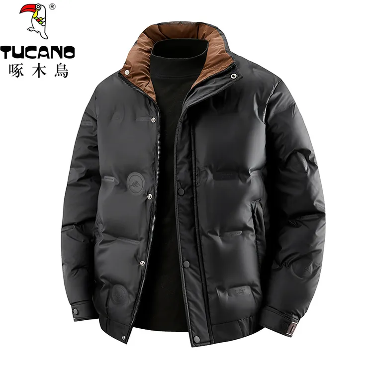 啄木鳥正品2026秋冬新款防寒服爆款潮流时尚百搭休闲高档棉服外套