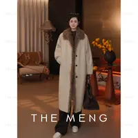  THE MENG【夜曲】90白鹅绒锁温御寒防风羽绒派克服#M254O1976