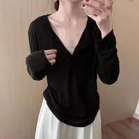 【小巧定制】XQ2619秋季新款修身显瘦百搭外搭蝙蝠罩衫大码女装