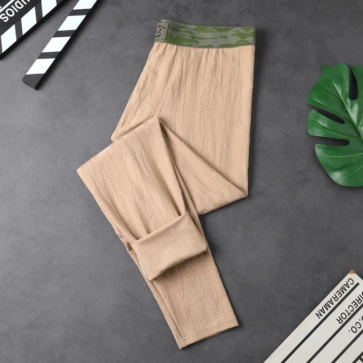 男士秋裤纯棉全棉薄款宽松保暖裤男打底裤2025新款防勒腿男款线裤