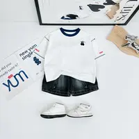 儿童夏短袖T恤夏季男童夏装2025新款 AY25372 悠悠童话联名泰迪熊