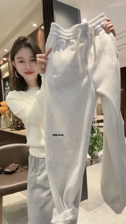 秋季新款卫裤女百搭韩版时尚宽松休闲裤哈伦小脚裤