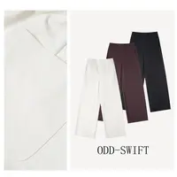 ODD-SWIFT早秋简约半松紧直筒3色休闲裤 ODD8529
