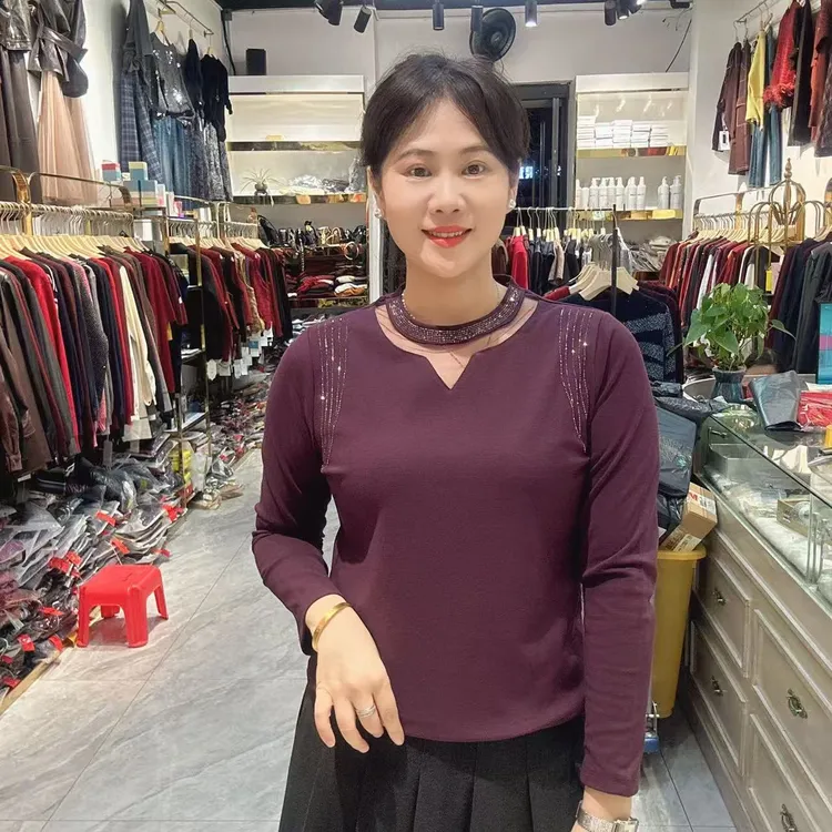 1～9571时尚领头一排珠长55公分内有磨毛