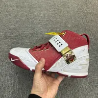 全新未使用 NIKE/耐克 42.5码  詹姆斯5白红  原盒球鞋