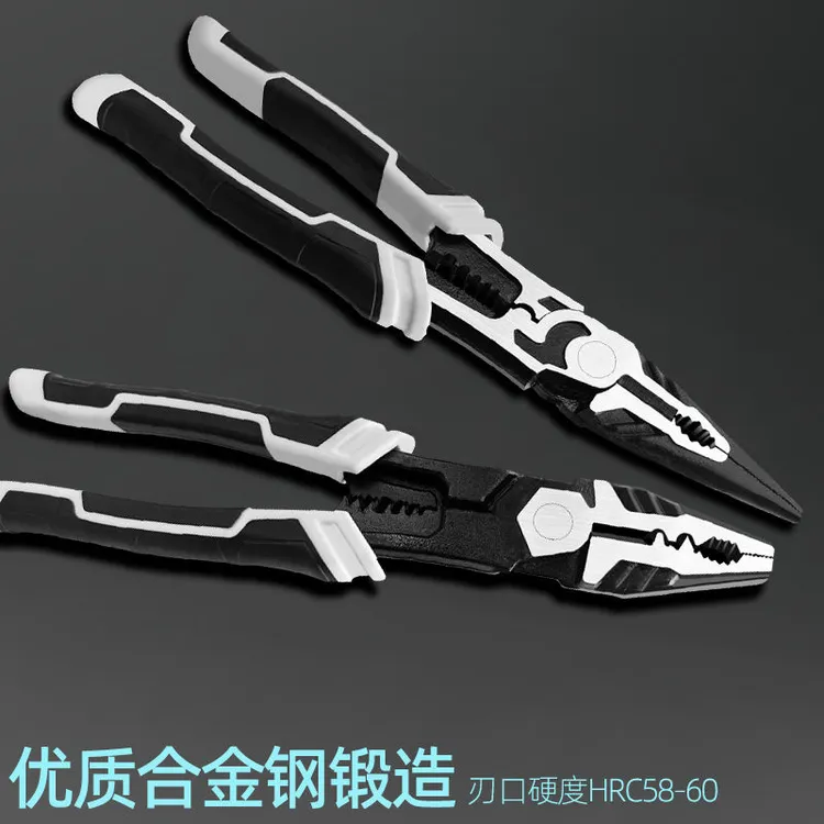 多功能工业级大力钢丝钳家用套装斜嘴钳手钳子大全老虎钳电工专用