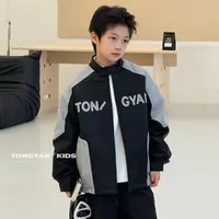男童夹棉外套冬装新款青少年帅气机车风上衣儿童保暖皮衣潮AB1153